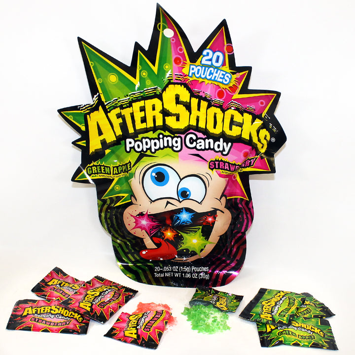 Aftershocks Popping Candy Peg Bag-1.06 oz.-18/Case