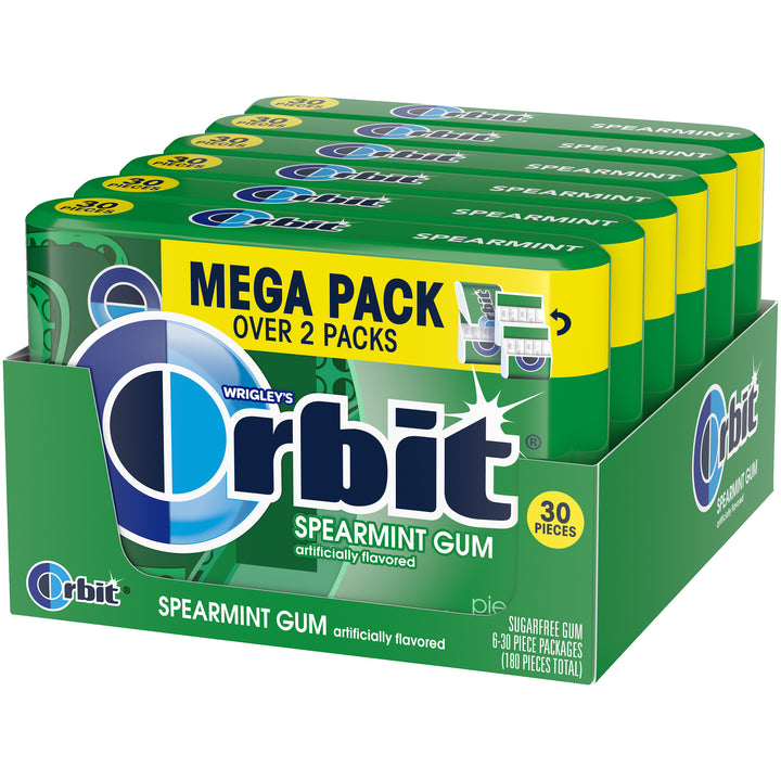 Orbit Spearmint Mega Pack-2.011 oz.-6/Box-8/Case