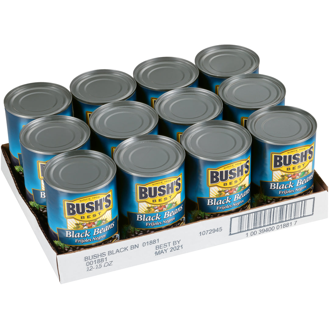 Bush's Best Original Black Beans-15 oz.-12/Case