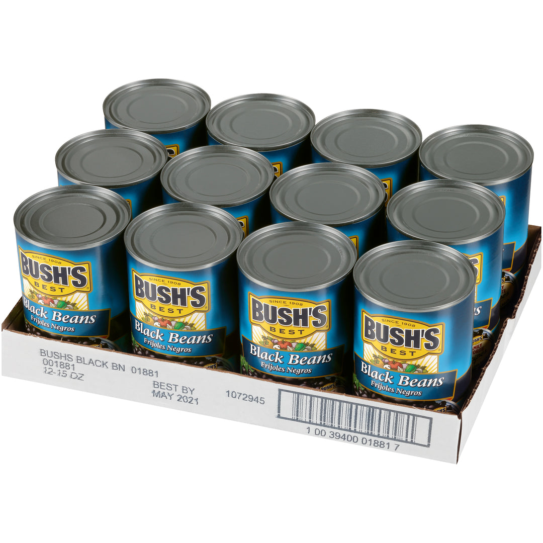 Bush's Best Original Black Beans-15 oz.-12/Case