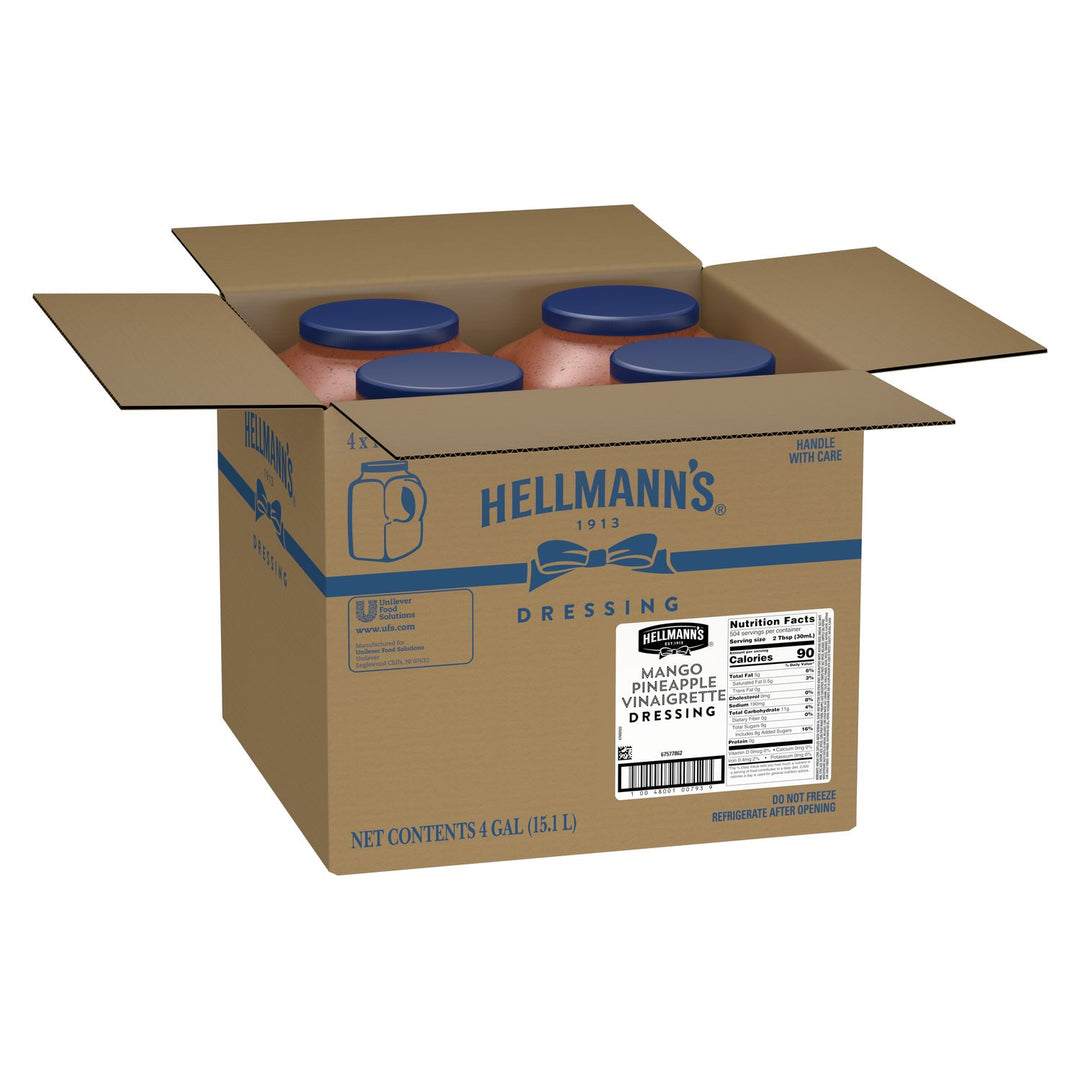 Hellmann's Mango Pineapple Vinaigrette Dressing Bulk-1 Gallon-4/Case