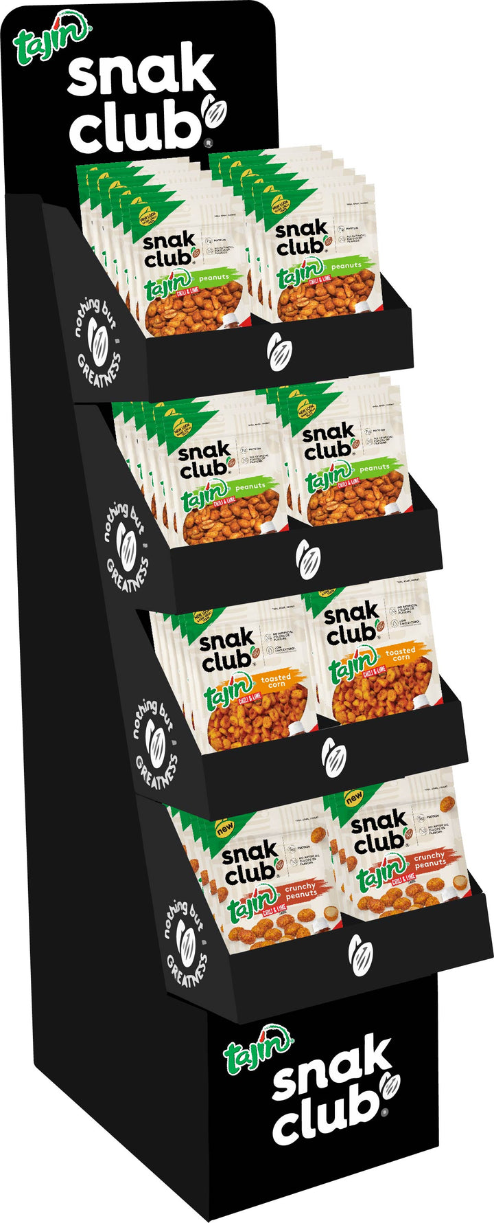 Snak Club Shipper Tajin Trio Resealable-48 Count-1/Case