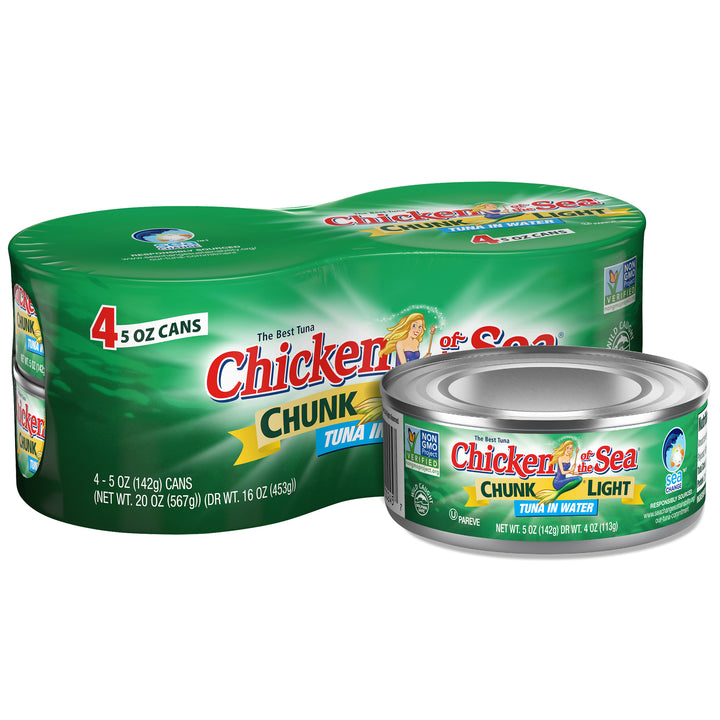 Chicken Of The Sea Chunk Light Tuna In Water-20 oz.-6/Case