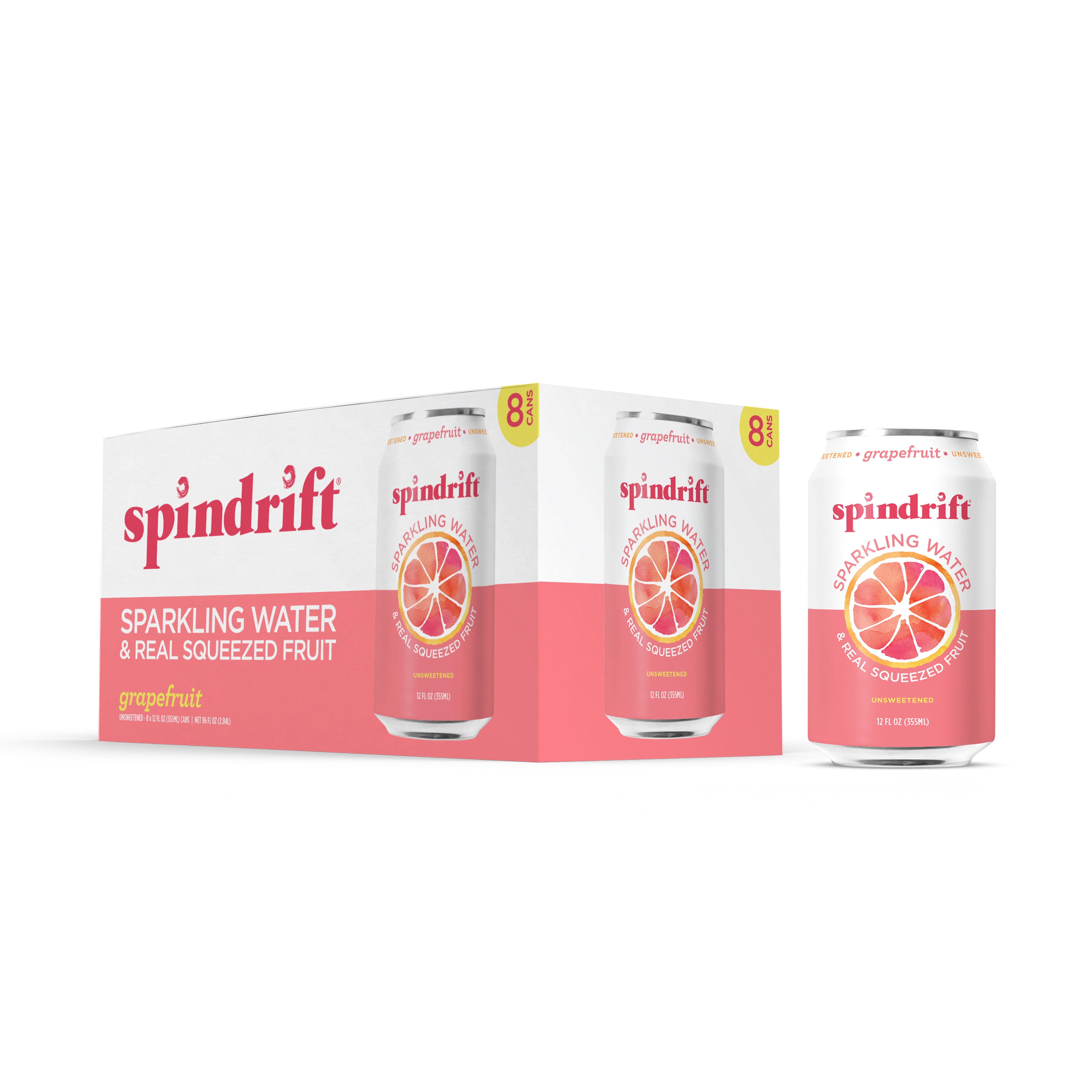 Spindrift Grapefruit Flavored Sparkling Water-12 fl oz.-8