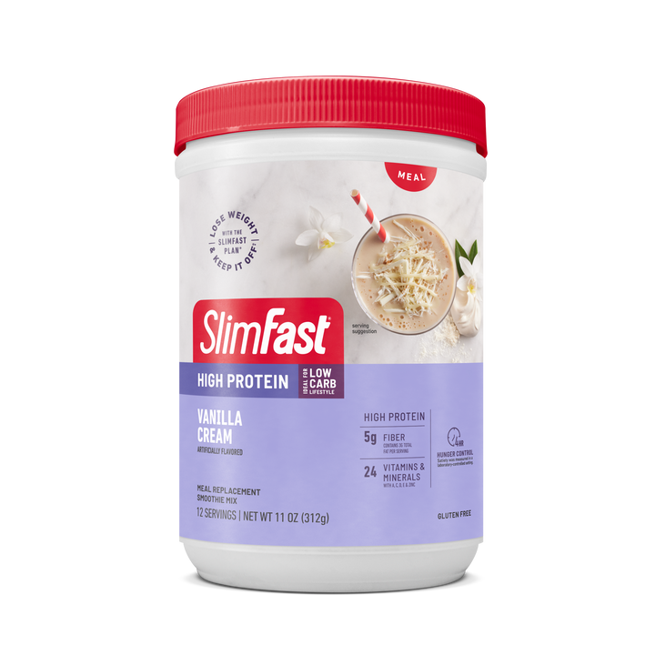 Slimfast Advanced Nutrition French Vanilla Smoothie Mix-11.4 oz.-2/Case
