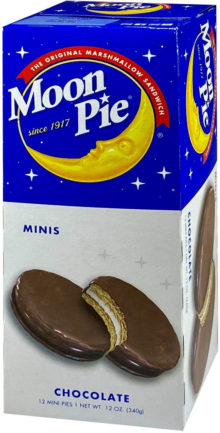 Moonpie Chocolate Mini Single Decker Pies-12 oz.-8/Case