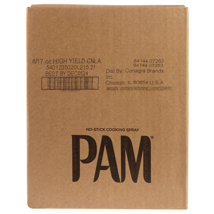 Pam Pan Spray High Yield Canola-17 oz.-6/Case