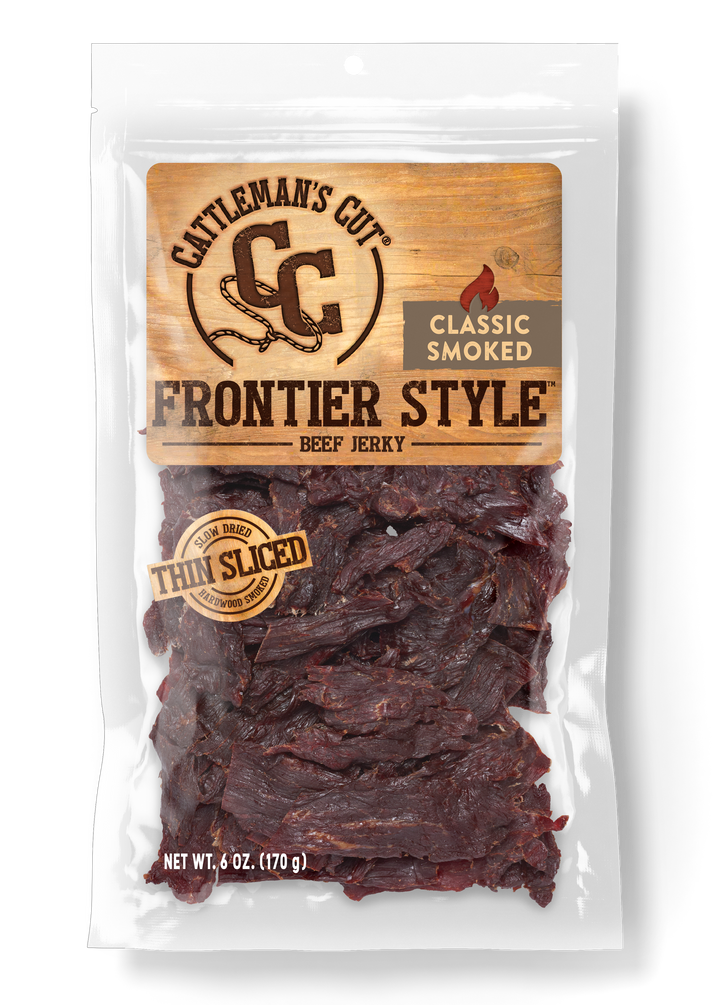 Cattlemen's Frontier Style Classic Smoked Jerky-6 oz.-6/Case