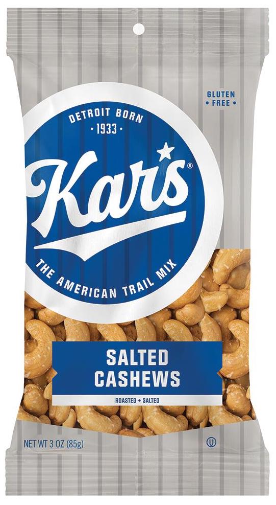 Second Nature Salted Cashews 3 oz.-3 oz.-12/Case