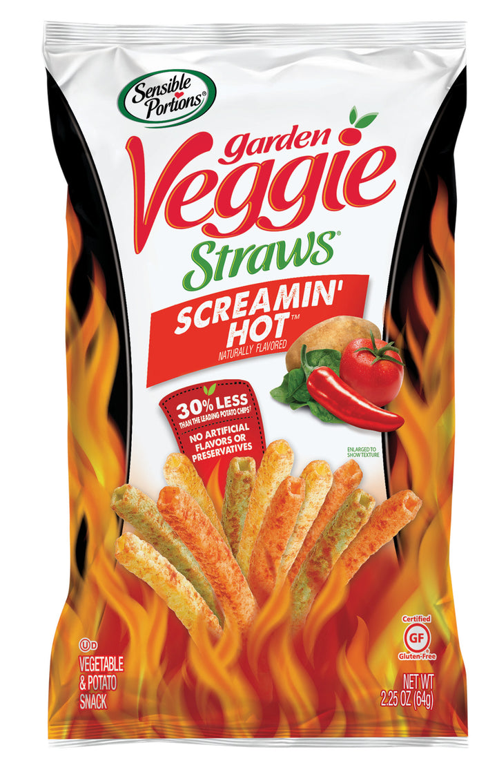 Sensible Portions Veggie Straws Screamin Hot-6 Each-6/Case