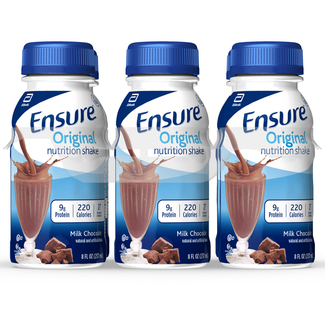 Ensure Chocolate 8 oz. Bottle-8 fl oz.s-6/Box-4/Case