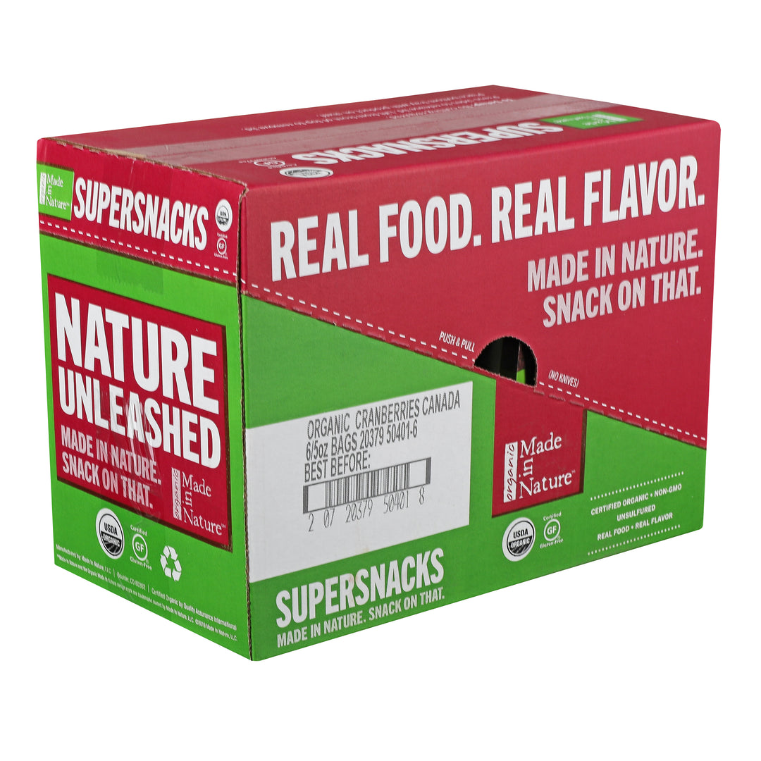 Made In Nature Dried Cranberries-4 oz.-6/Case