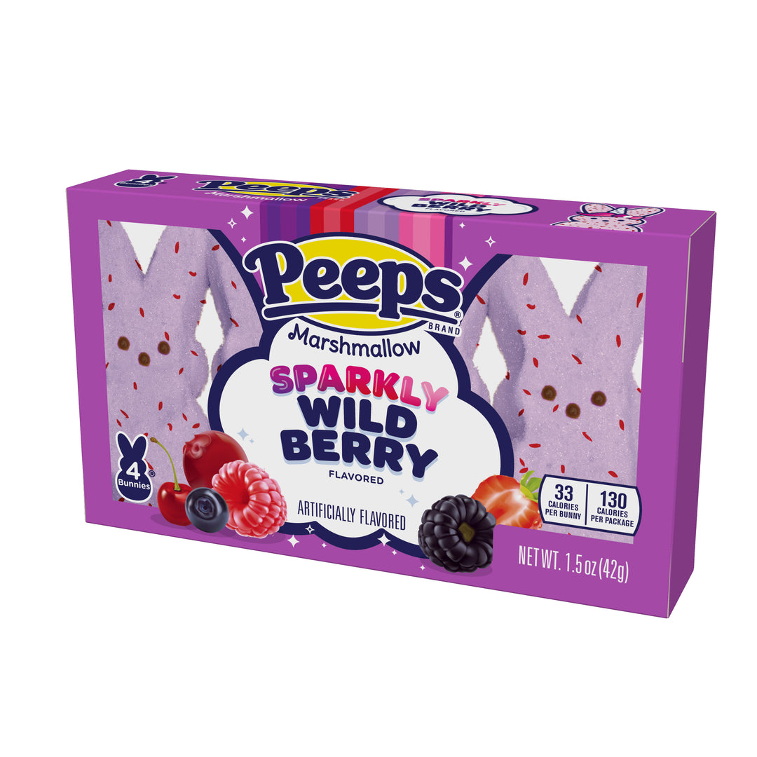 Peeps Bunnies Wildberry-1.5 oz.-24/Case