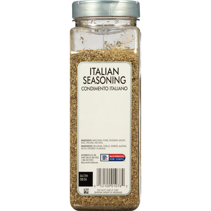 Mccormick Culinary Italian Seasoning-6.25 oz.-6/Case
