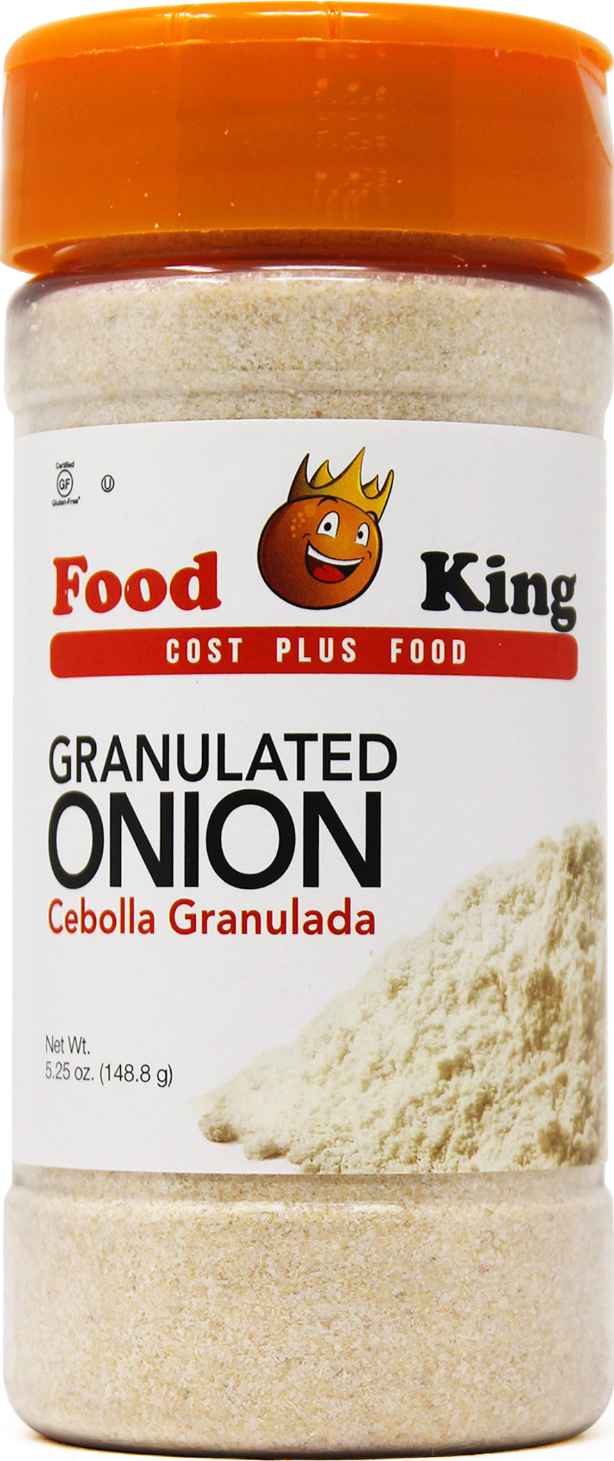 Food King Granulated Onion-5.25 oz.-12/Case