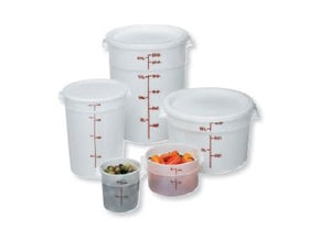 Cambro Container Plastic Round 6 And 8 Quart White Poly Cover Lid-1 Each