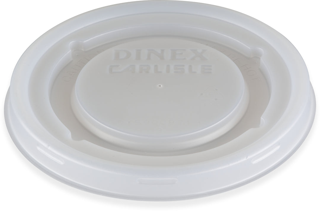 Dinex Translucent Lid For 5000 Mug-3.5 Inch-1/Box-1500/Case