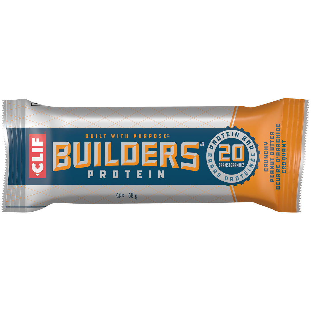 Builder's Bar Bar Crunchy Peanut Butter Protein Bar-2.4 oz.-12/Box-12/Case