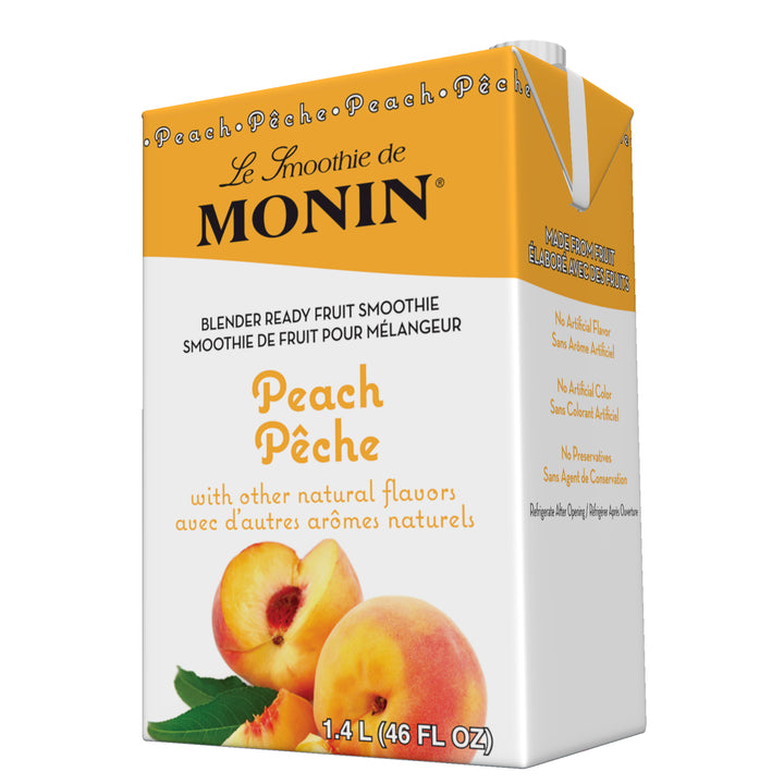 Monin Peach Smoothie-46 fl oz.s-1/Box-6/Case