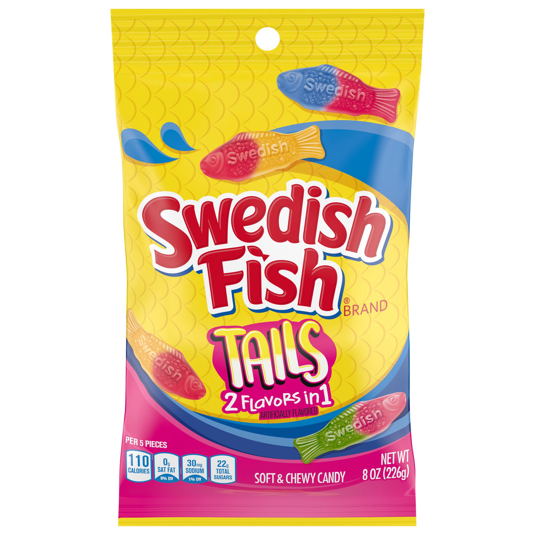 Swedish Fish Soft Candy Tales-8 oz.-12/Case