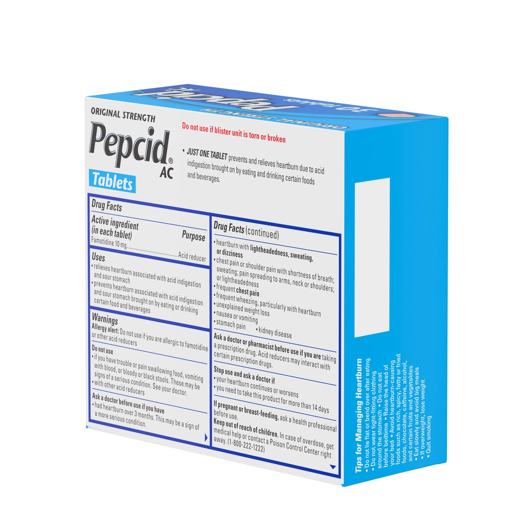 Pepcid Tablets 30 Pack 36/30 Cnt.