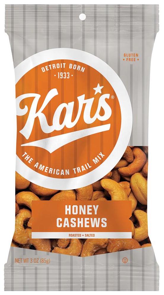 Second Nature Honey Roasted Cashews 3 oz.-3 oz.-12/Case