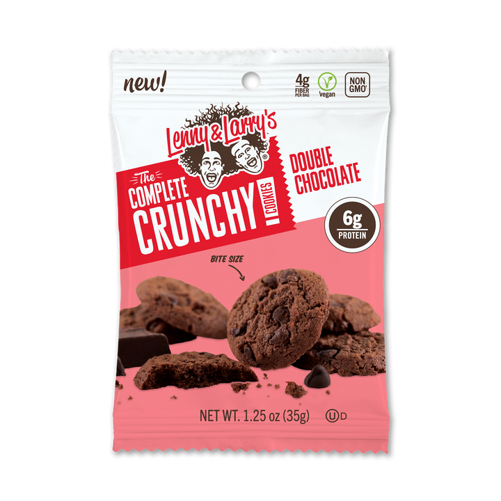 Lenny & Larry's Crunchy Cookie Double Chocolate Crunchy Cookie 1.25 Ounce 72/1.25 Oz.