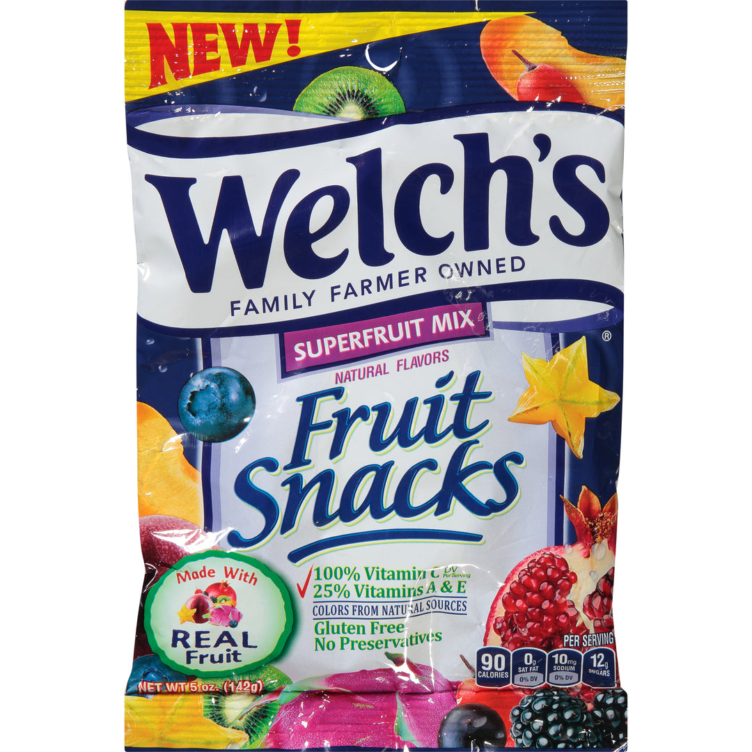 Welch's Super Fruit Mix Fruit Snack-5 MPN