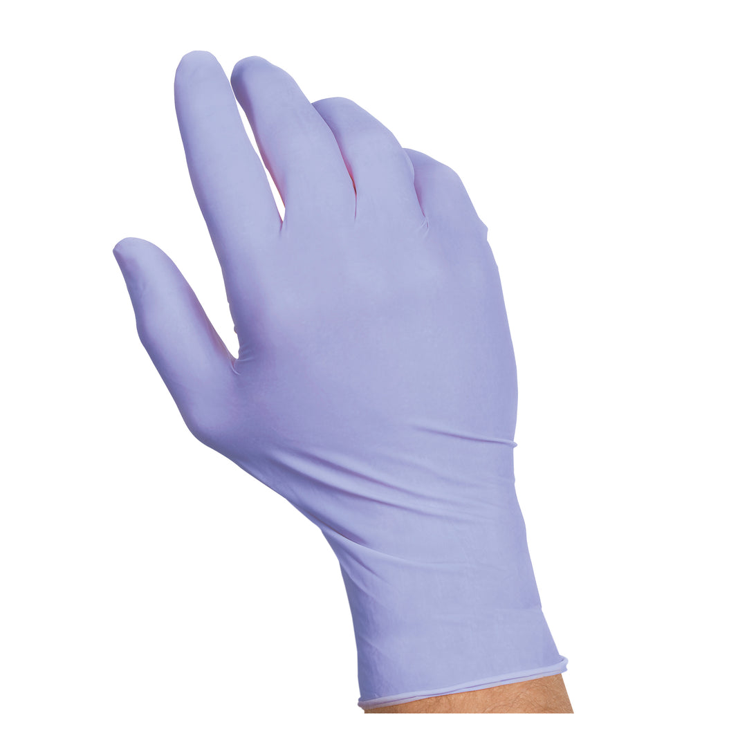 Valugards Nitrile Powder Free Purple Large Glove-100 Each-100/Box-10/Case