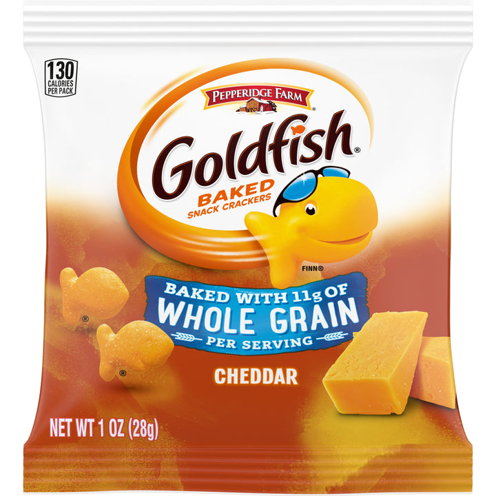 Pepperidge Farms Goldfish Cheddar Whole Grain Crackers-1 oz.-60/Case