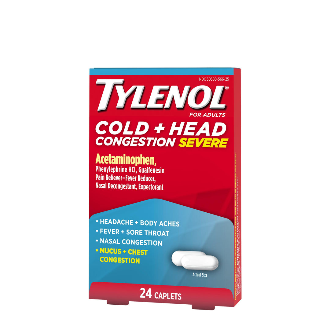 Tylenol Cold Severe Caplets 48/24 Cnt.