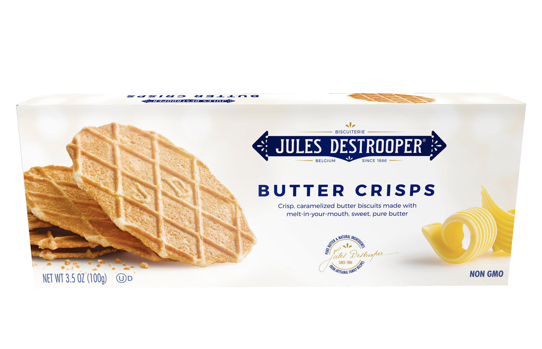 Jules Destrooper Butter Crisps Biscuit-3.5 oz.-12/Case