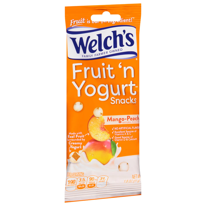 Welch's Fruit 'N Yogurt Mango Peach-1.8 oz.-10/Box-4/Case