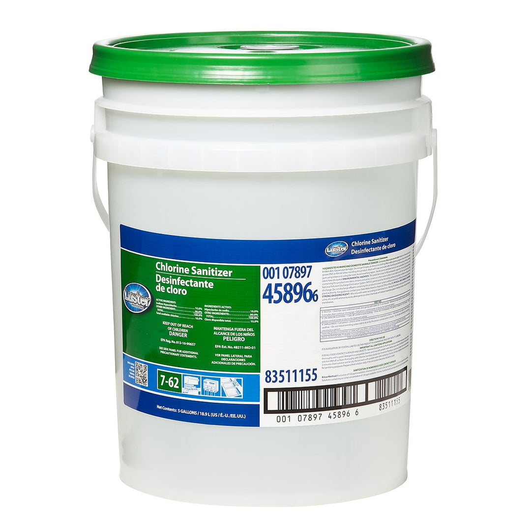 Luster Professional Chlorine Sanitizer Concentrate-5 Gallon-1/Case