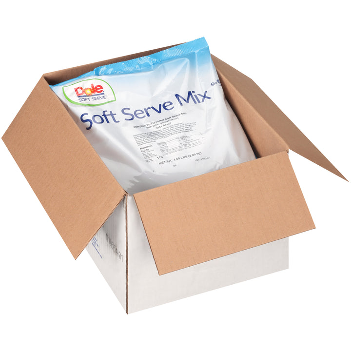 Dole Lactose Free Raspberry Soft Serve Mix-4.6 lb.-4/Case