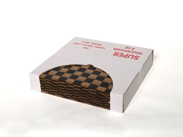 Handy Wacks 12 Inch X 12 Inch Black Checkerboard-1000 Count-6/Case
