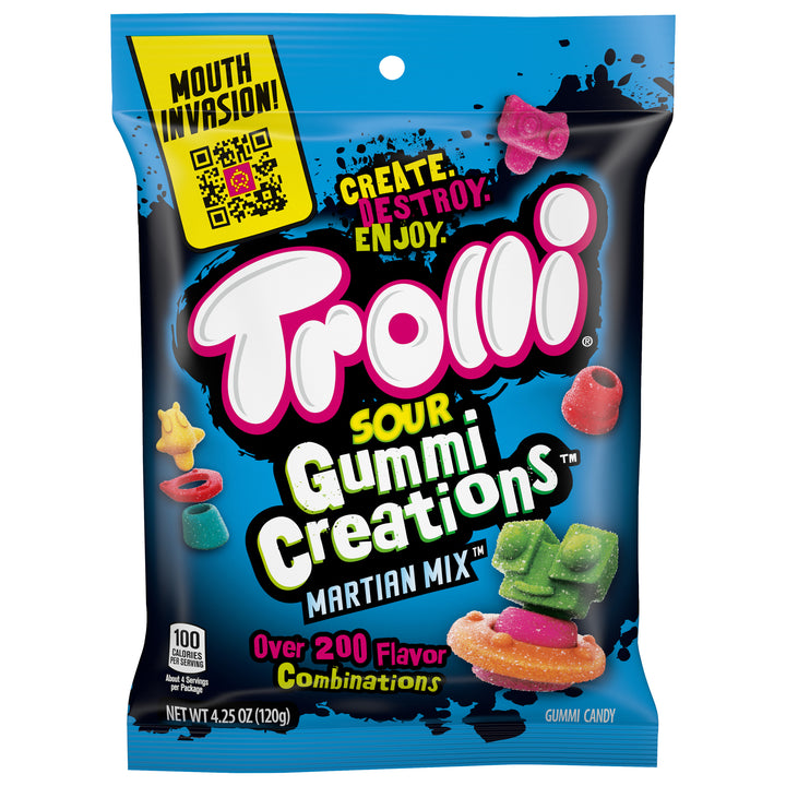 Trolli Creations Gummy Candy-4.25 oz.-12/Case