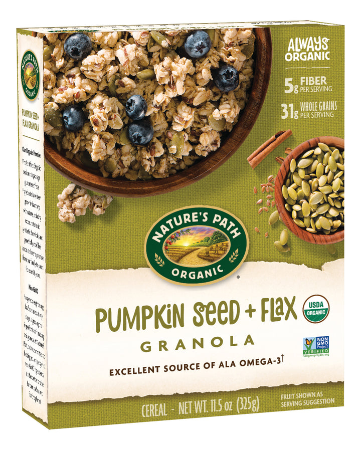 Nature's Path Flax+ With Pumpkin Seed Granola-11.5 oz.-12/Case