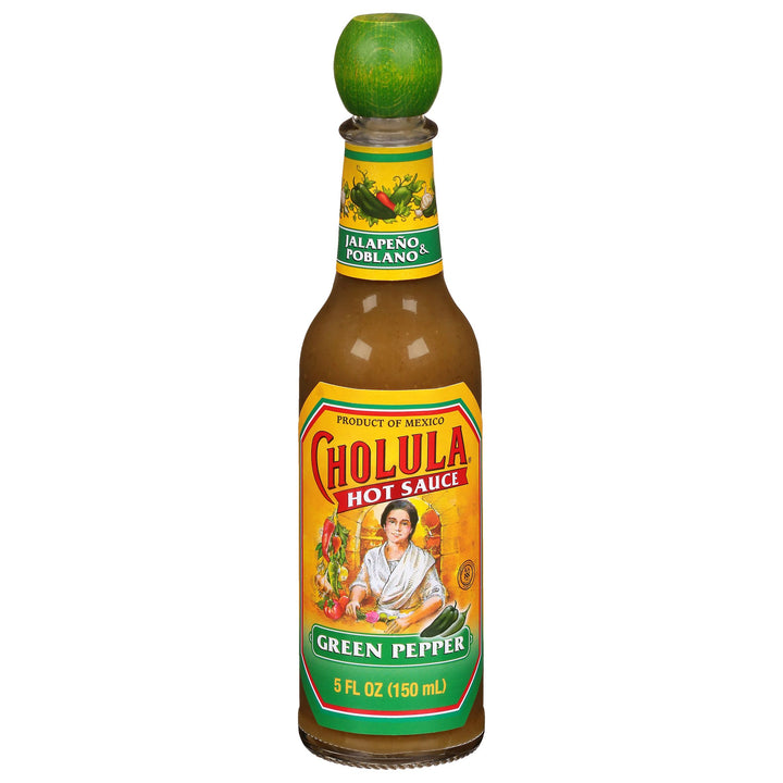 Cholula Green Pepper Hot Sauce Bottle-5 fl oz.-24/Case