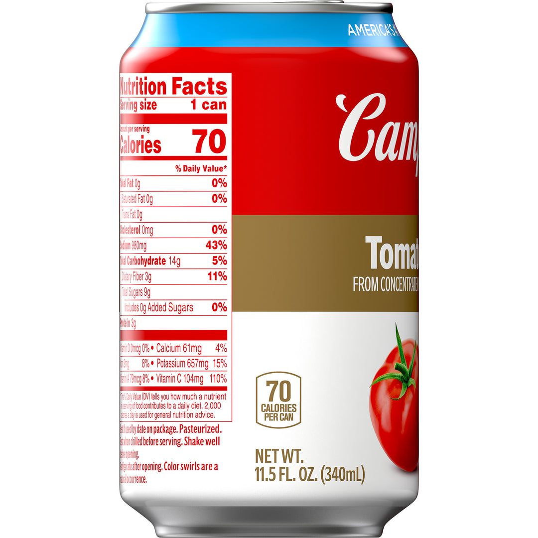 Campbell's Tomato Juice-11.5 fl oz.s-24/Case