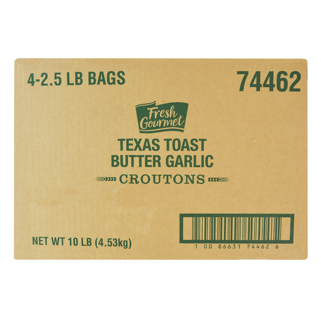 Fresh Gourmet Texas Toast Crouton Bulk-2.5 lb.-4/Case
