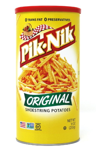 Pik-Nik Original Shoestring Potatoes Tray-9 oz.-12/Case