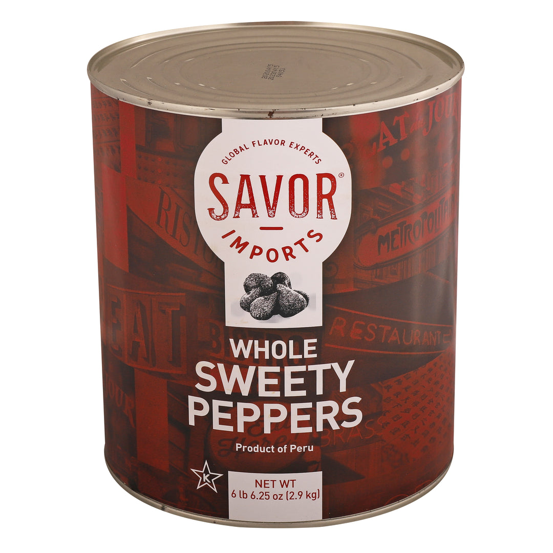 Savor Imports Whole Sweety Peppers-105 oz.-2/Case