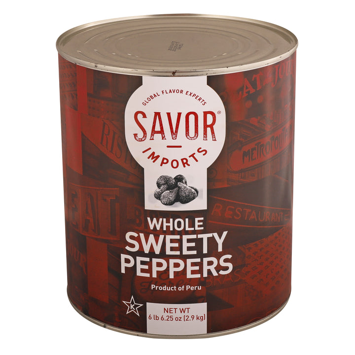 Savor Imports Whole Sweety Peppers-105 oz.-2/Case