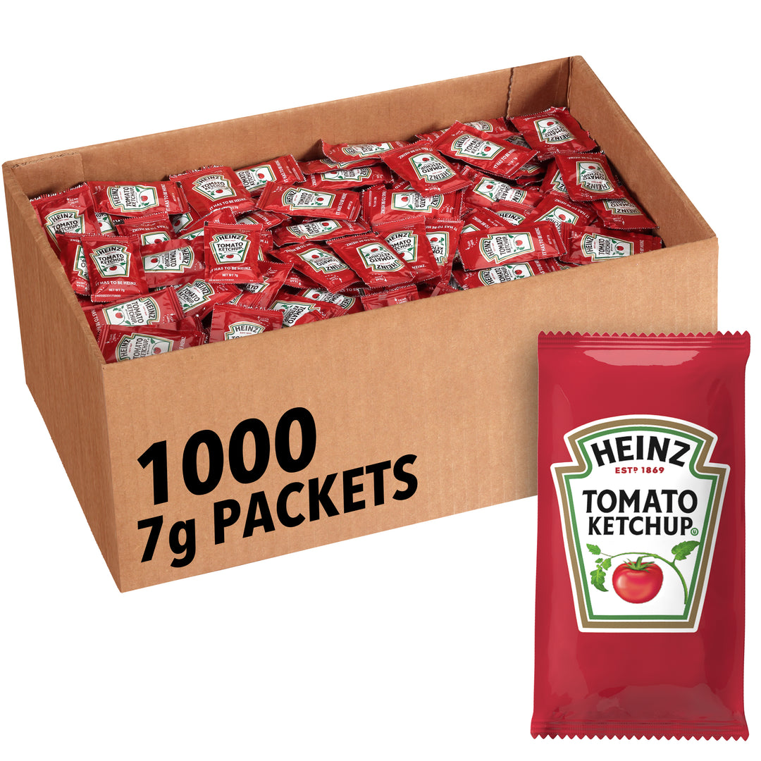 Heinz Ketchup Single Serve  1000 Each  7Gm-15.43 lb.-1/Case