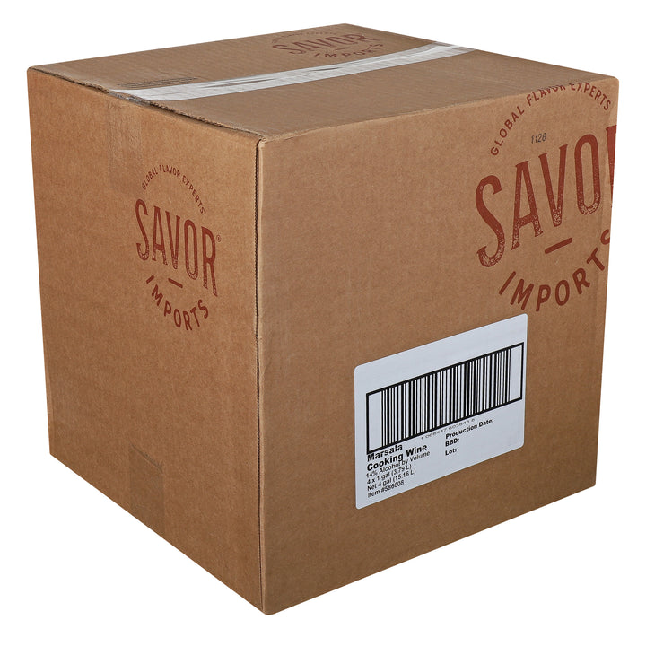 Savor Imports Marsala Cooking Wine Bulk-1 Gallon-4/Case