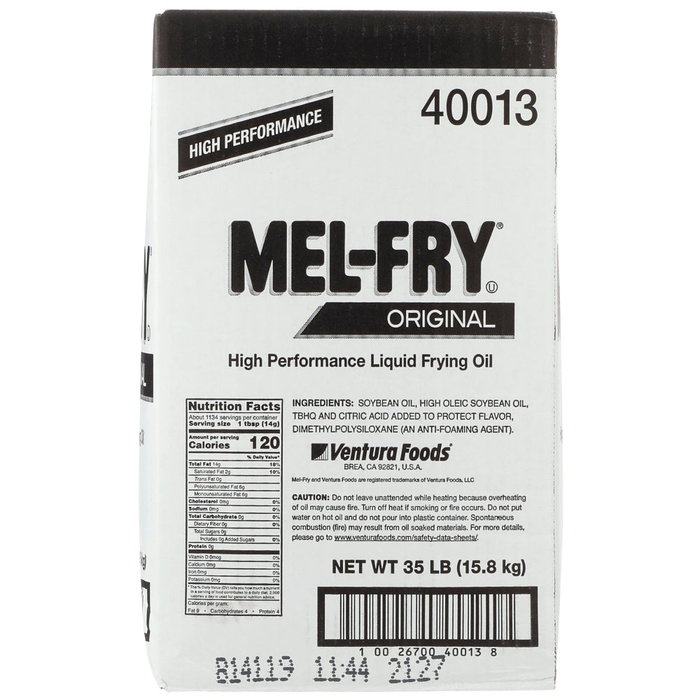 Mel-Fry Original High Performance Liquid Frying Oil-35 lb.