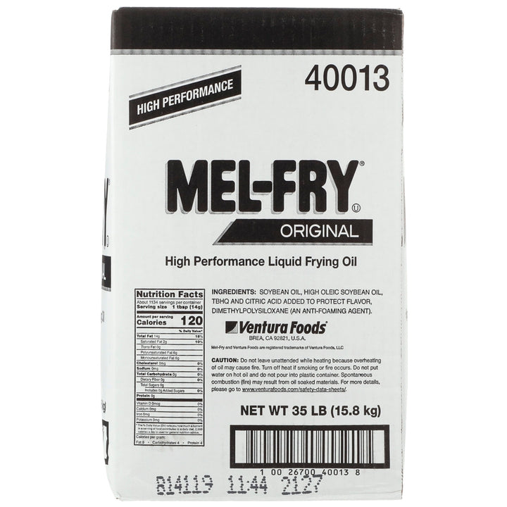 Mel-Fry Original High Performance Liquid Frying Oil-35 lb.
