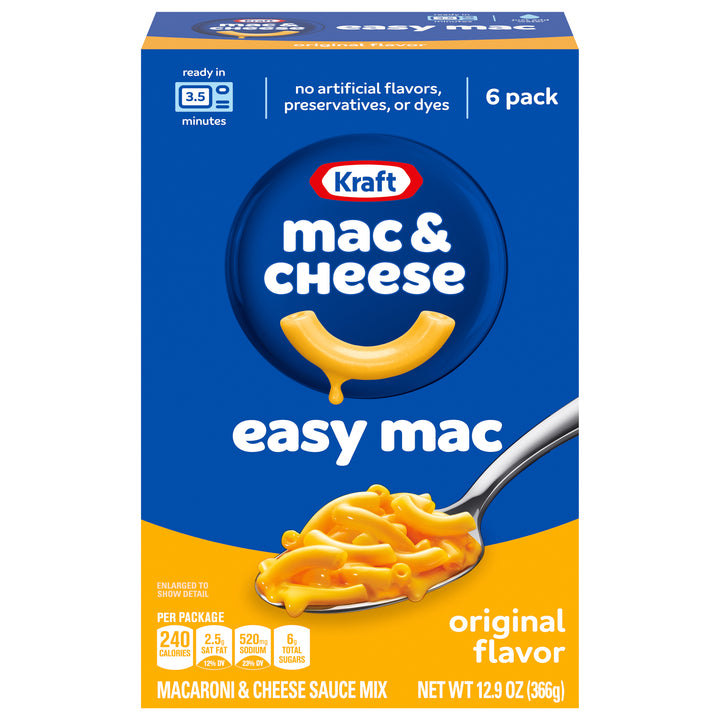 Kraft Easy Macaroni & Cheese Single Serve-12.9 oz.-8/Case
