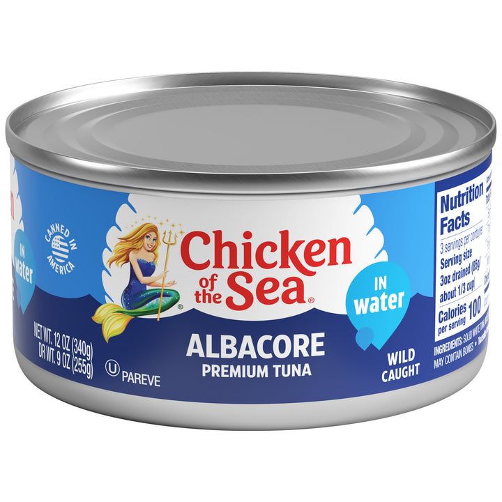 Chicken Of The Sea Solid Albacore Tuna In Water-12 oz.-24/Case